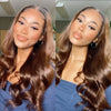 Hot Beauty Hair Chestnut Brown Closure Lace Wig Straight