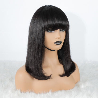 Hot Beauty Hair 200% Density Bob Wig with Bangs