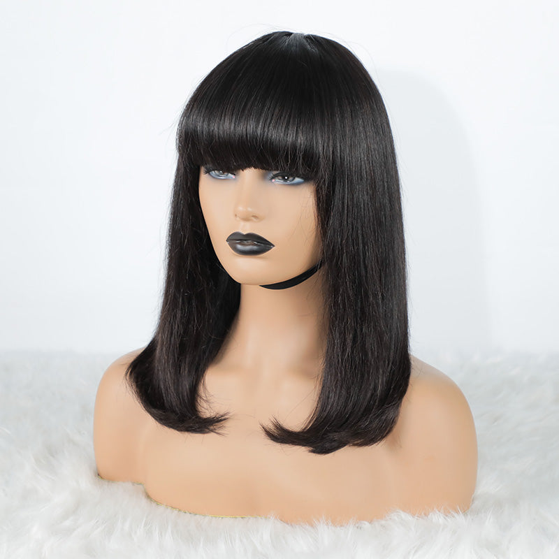 Hot Beauty Hair 200% Density Bob Wig with Bangs