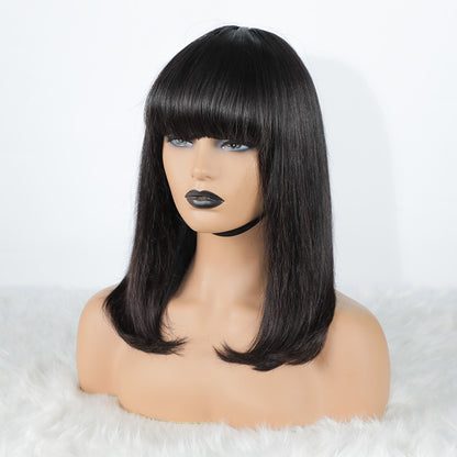 Hot Beauty Hair 200% Density Bob Wig with Bangs
