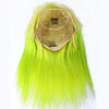 NeonGreen Bob Wig Frontal Lace 100% Virgin Human Hair