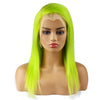 NeonGreen Bob Wig Frontal Lace 100% Virgin Human Hair