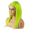 NeonGreen Bob Wig Frontal Lace 100% Virgin Human Hair