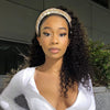 Hot Beauty Hair Headband Wig Deep Wave(Get Free Headband Set)