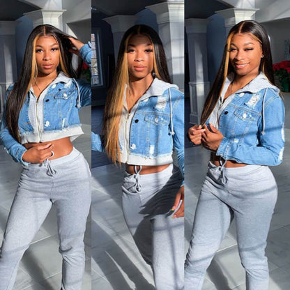 Hot Beauty Hair Ombre Color Highlight Straight Frontal Lace Human Wigs