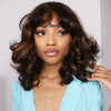 Hot Beauty Hair Super Double Draw Jenny Curl Wig With Bang