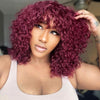 Super Double Drawn High Density Posh Curl Wig With Bangs