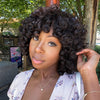 Fluffy Rose Curl Wig Natural Black