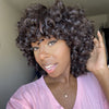 Fluffy Rose Curl Wig Natural Black